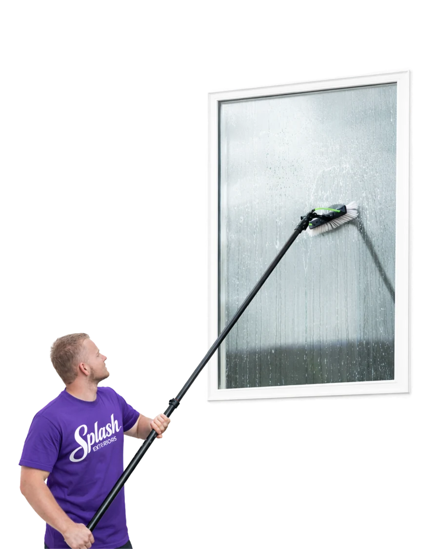Splash Exteriors professional window cleaning